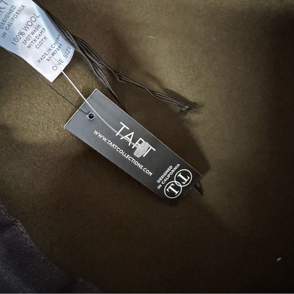 NWT Tart wide brim floppy hat green 100% wool OS - Picture 9 of 9